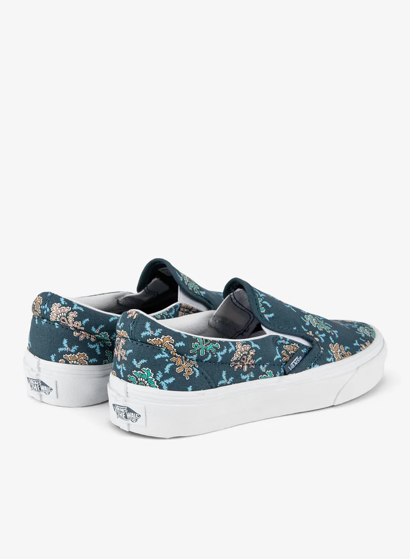 VANS Blue Women's Classic Slip-On Shoes for Women | Best Price UAE